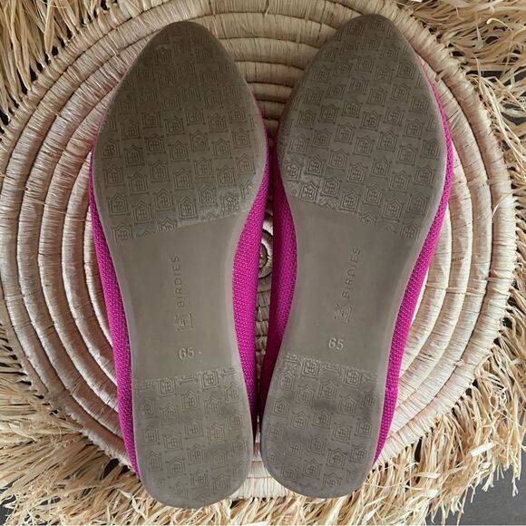 BIRDIES The Blackbird Knit Pointed Toe Flats Tropical Pink Orange Size 6.5 - Picture 11 of 13